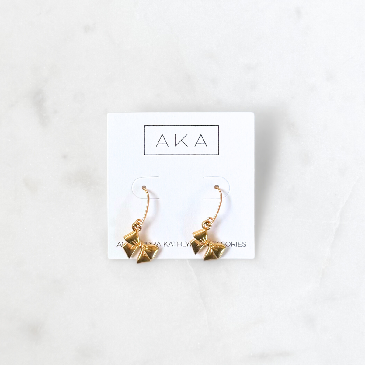 Mini Bow Dangle Earrings