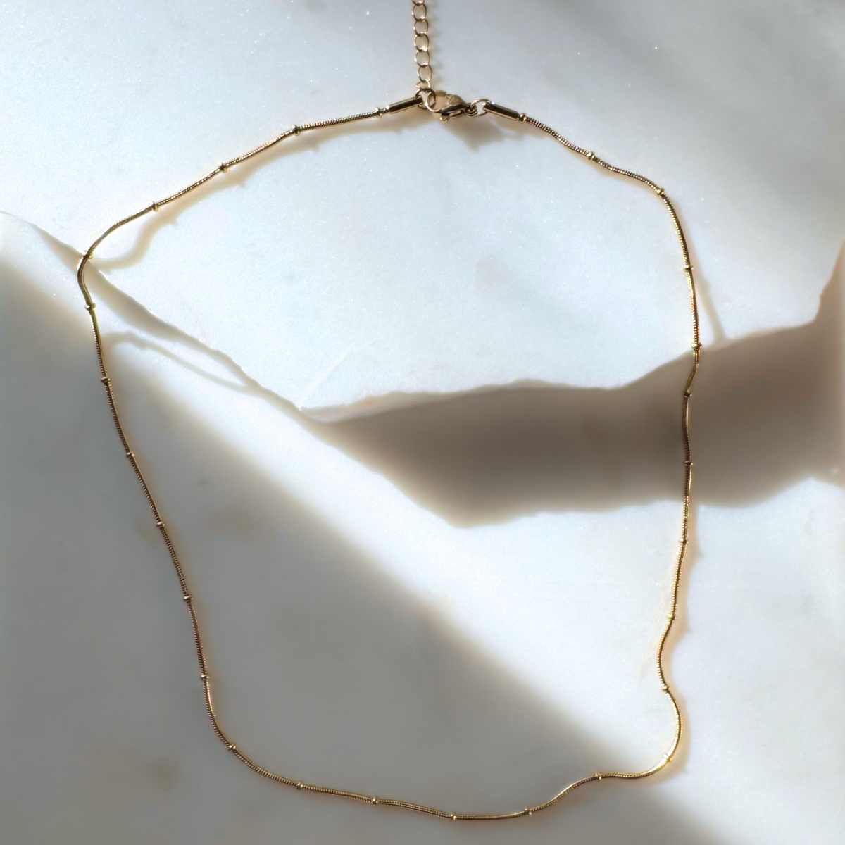 Noa | Fine Snake Satellite Necklace