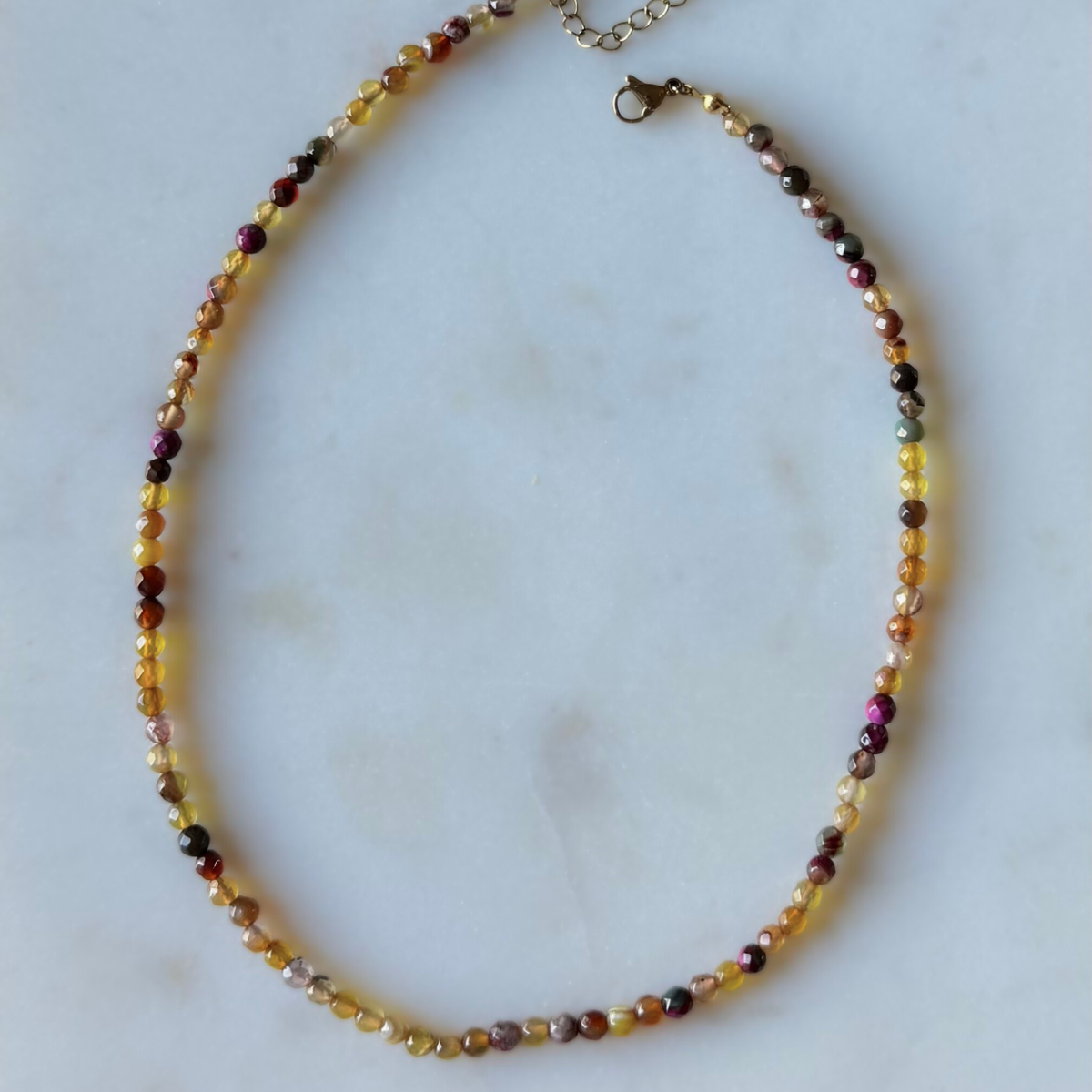 Prairie Sunset | Agate Beaded Necklace