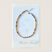 Prairie Sunset | Agate Beaded Necklace