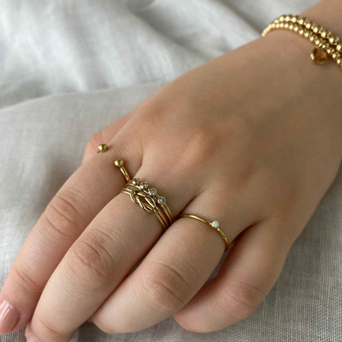 Opal Stacking Rings