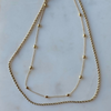 SLOANE | Double Layer Rope & Satellite Chain Necklace