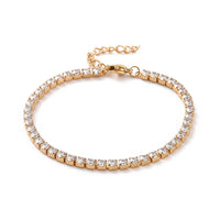 Rhinestone Chain Bracelet