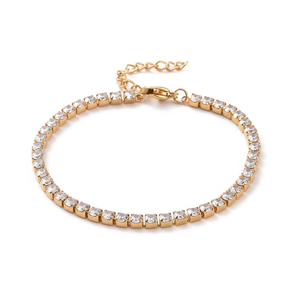 Rhinestone Chain Bracelet
