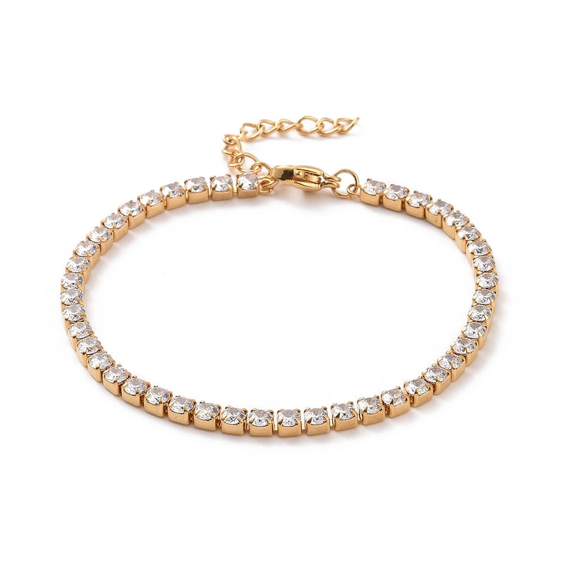 Rhinestone Chain Bracelet