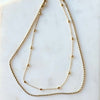 SLOANE | Double Layer Rope & Satellite Chain Necklace