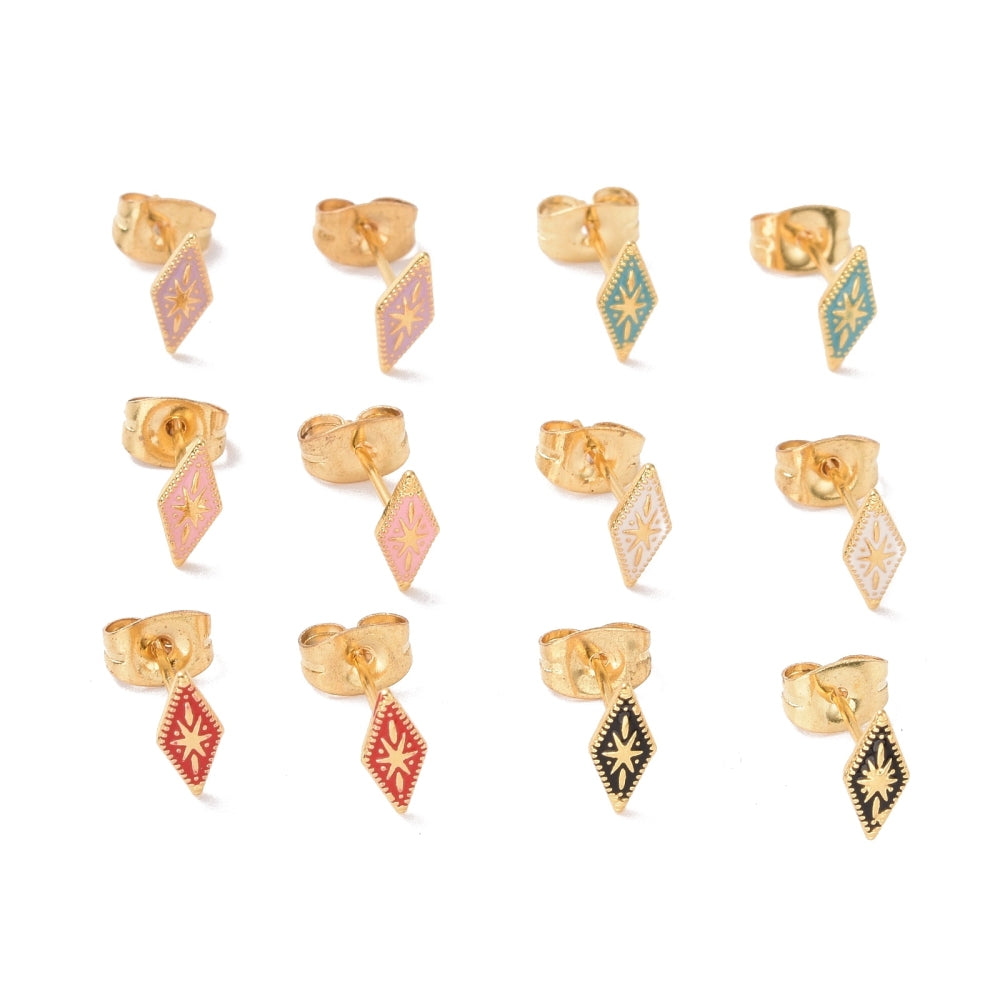 TOVA | Star Stud Earrings (Multiple Colours)