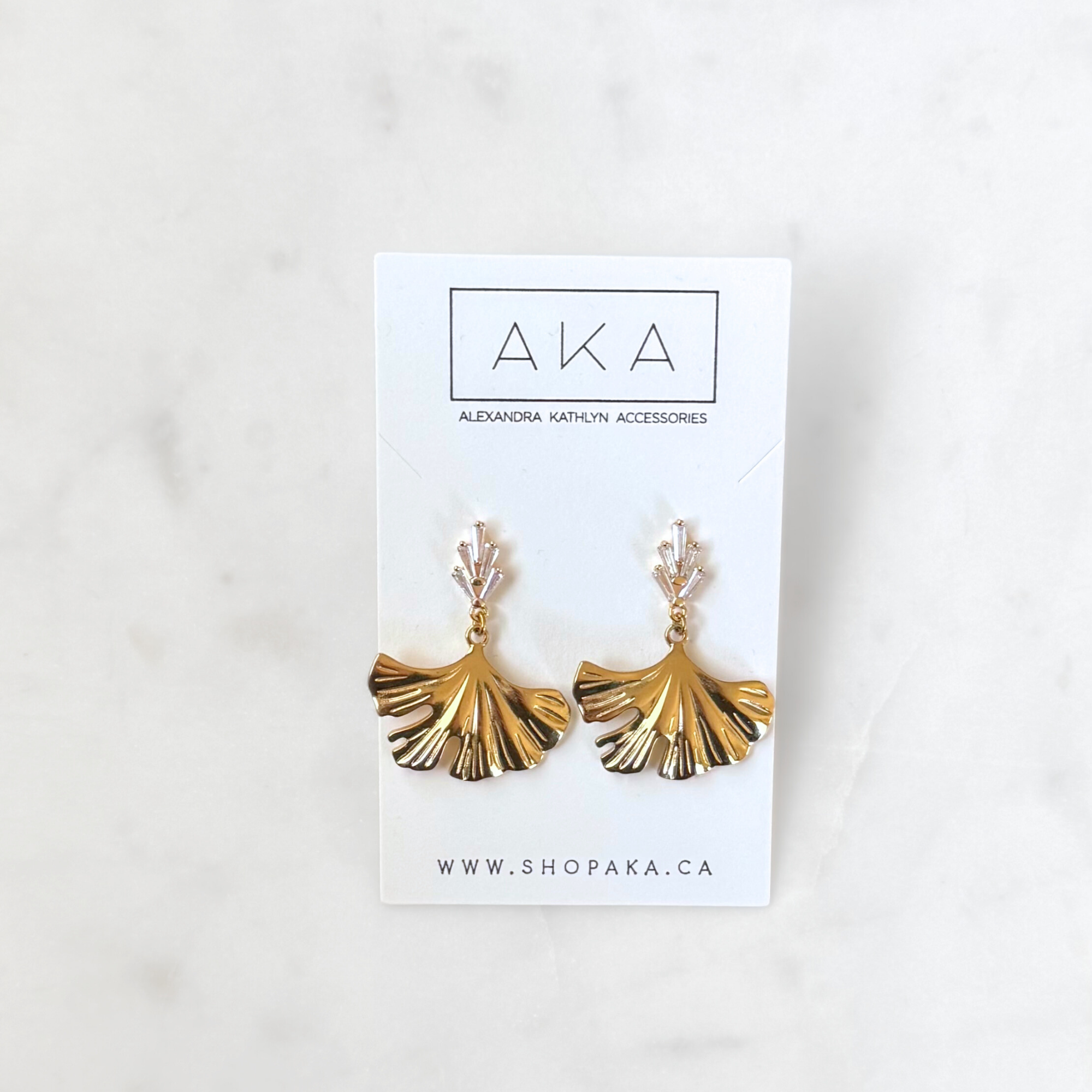 WILLOW | Golden Statement Earrings