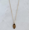 Oval Leaf Necklace