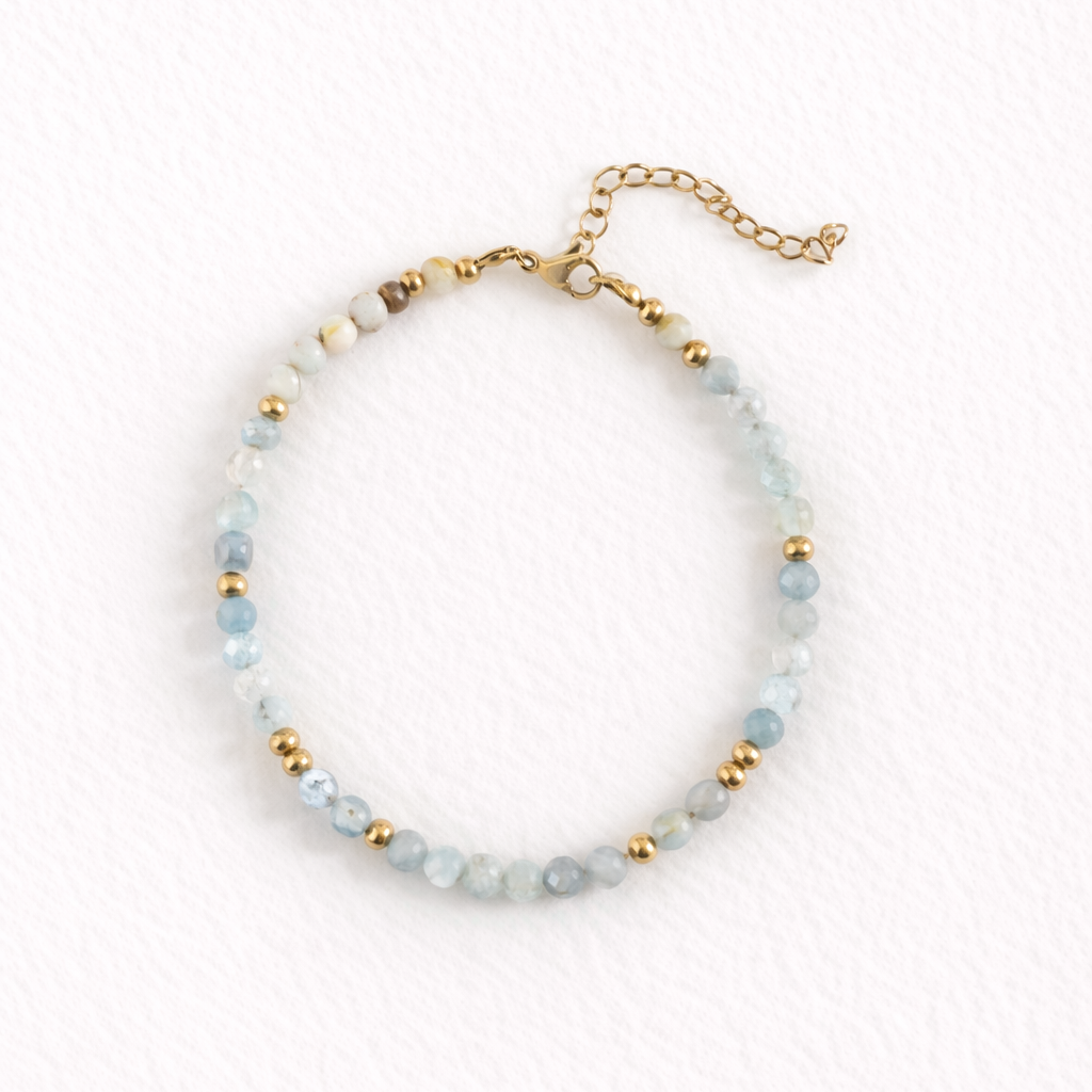 Aquamarine Gemstone Bracelet