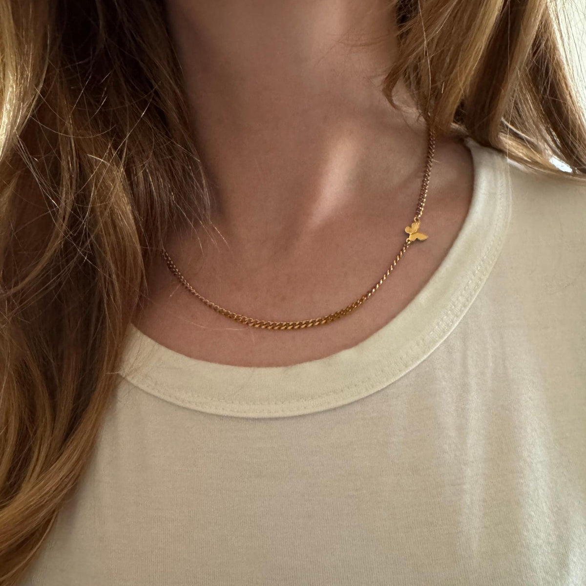 Butterfly Asymmetrical Necklace