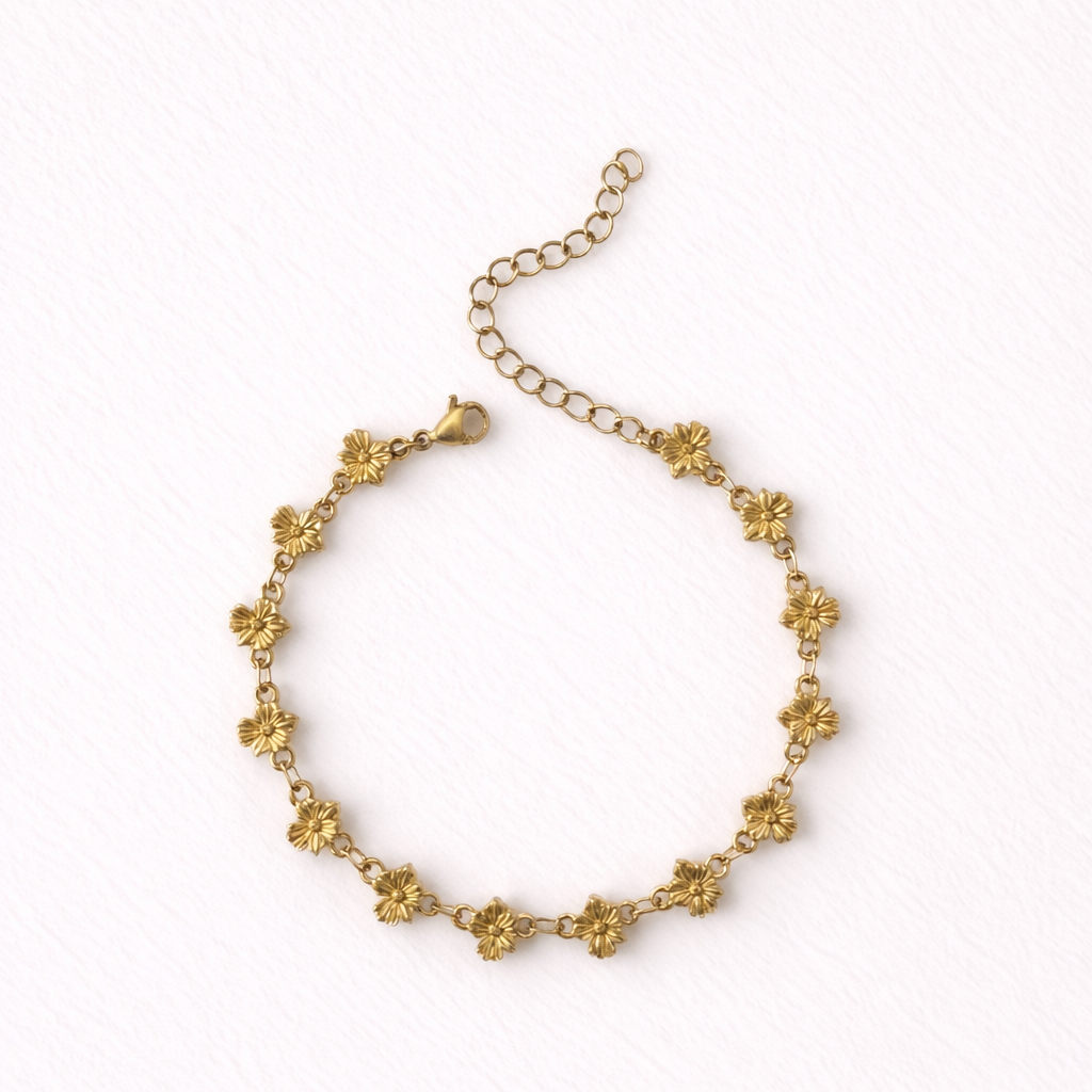 Floral Chain Bracelet
