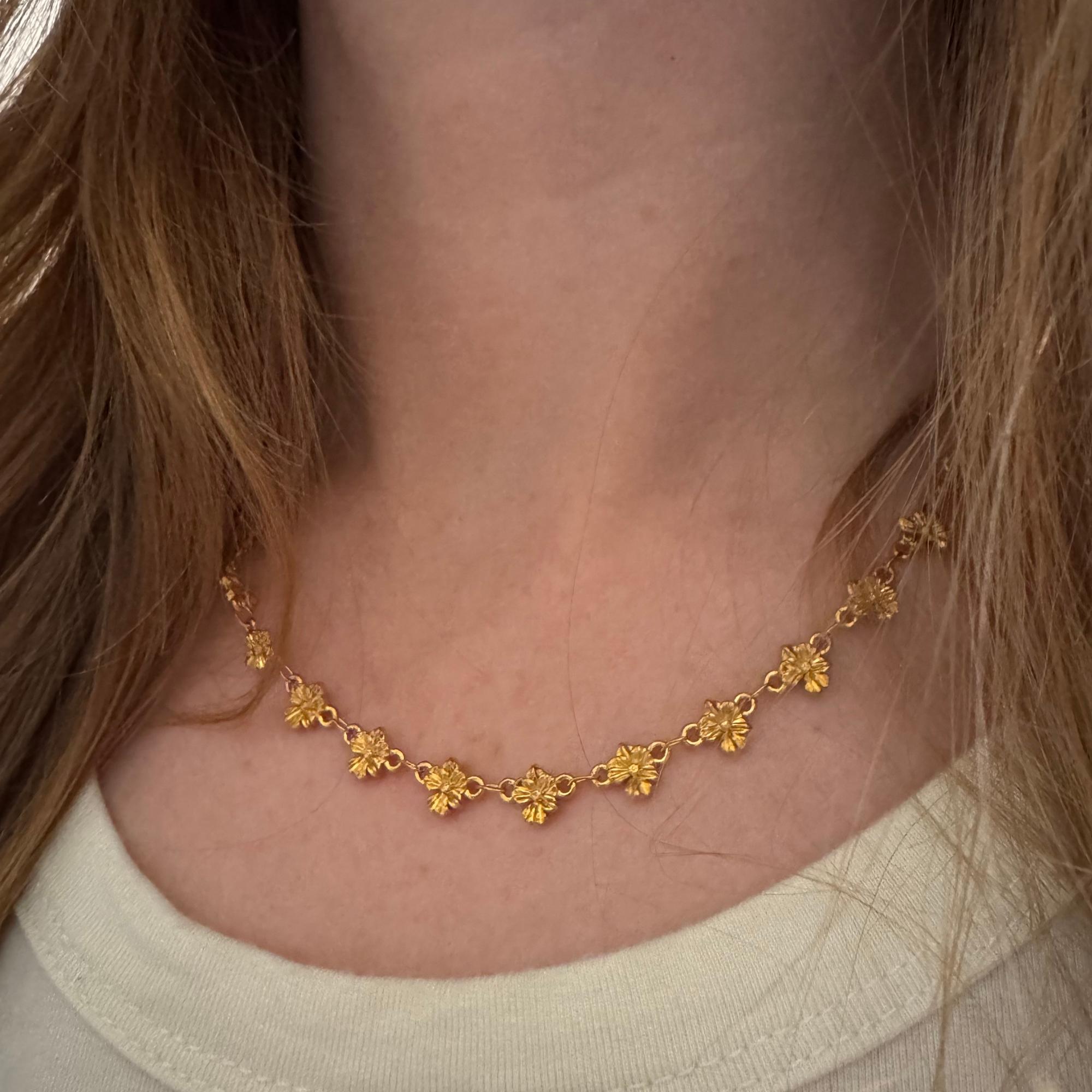 Floral Chain Necklace
