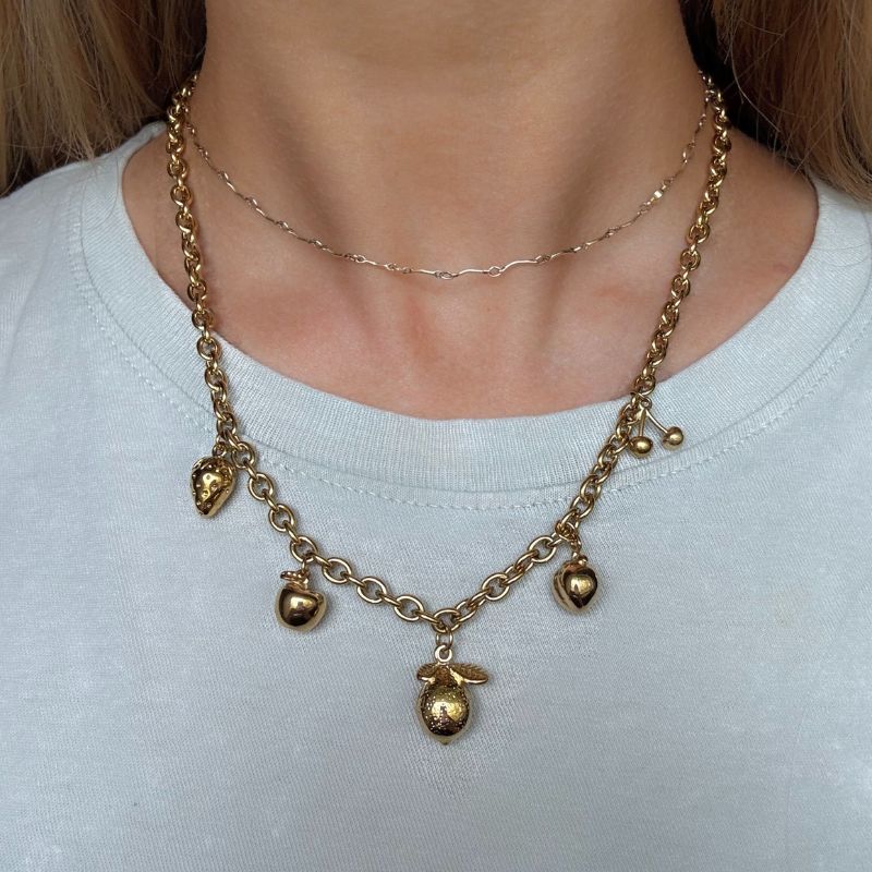Fruit Salad Charm Necklace