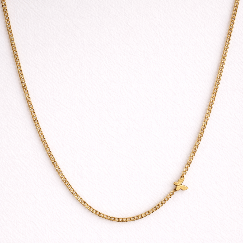Butterfly Asymmetrical Necklace