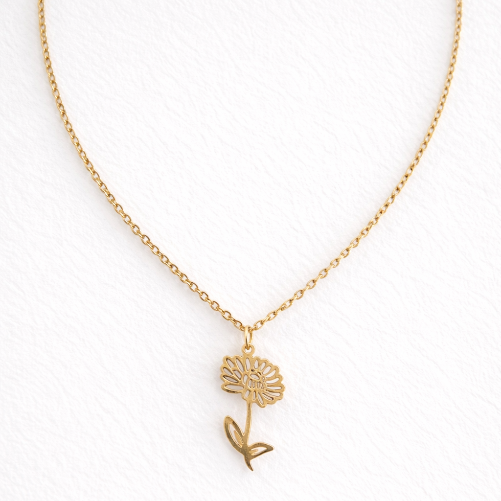 Bloom Simple Flower Necklace