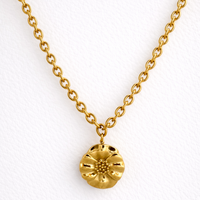 Bold Flower Pendant Necklace