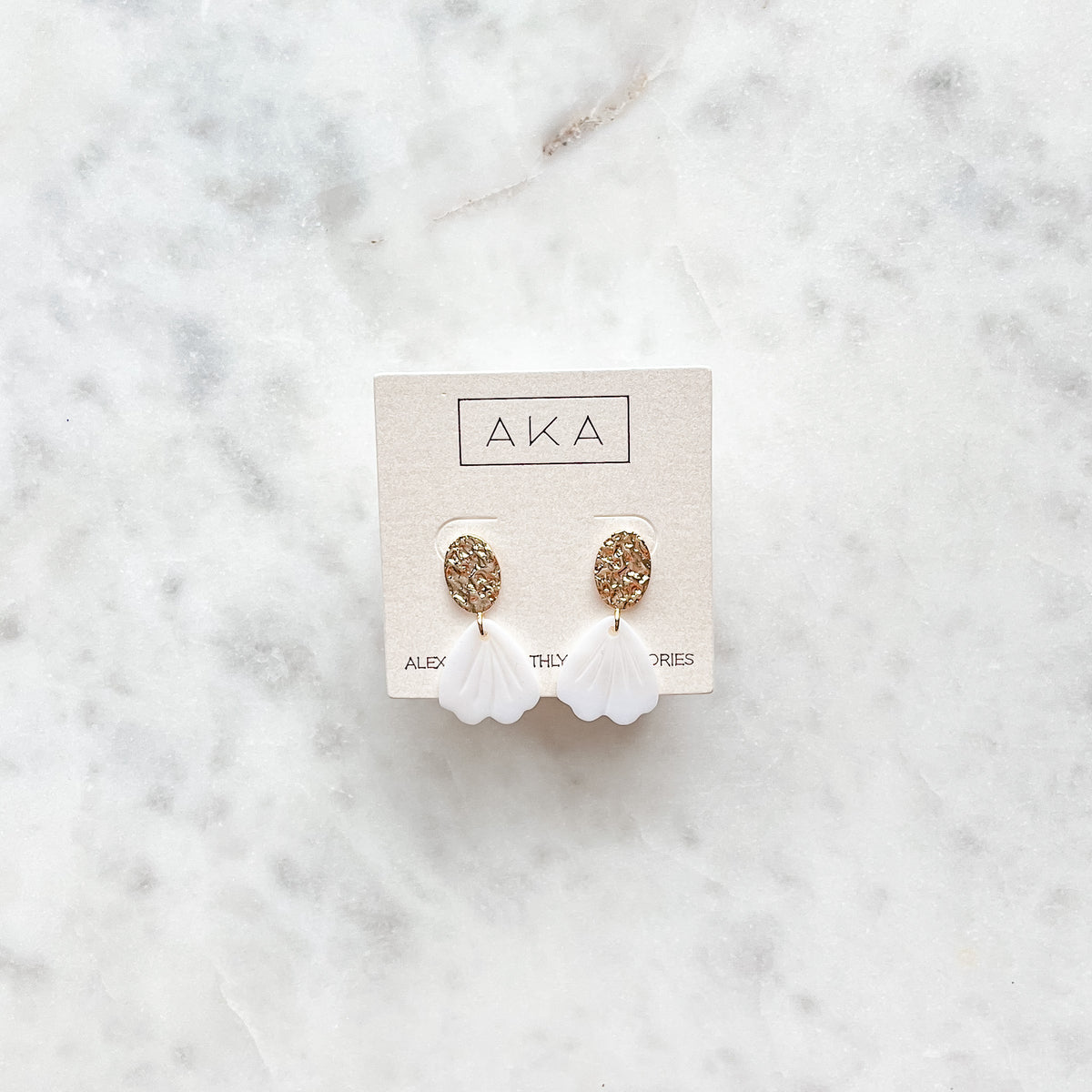 YARA | Petal Shell Stud Earrings