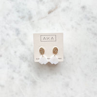 YARA | Petal Shell Stud Earrings [LAST CHANCE]