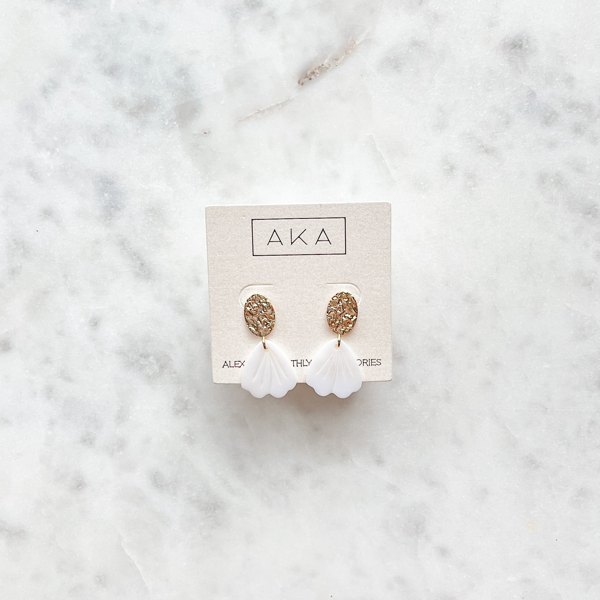 YARA | Petal Shell Stud Earrings [LAST CHANCE]