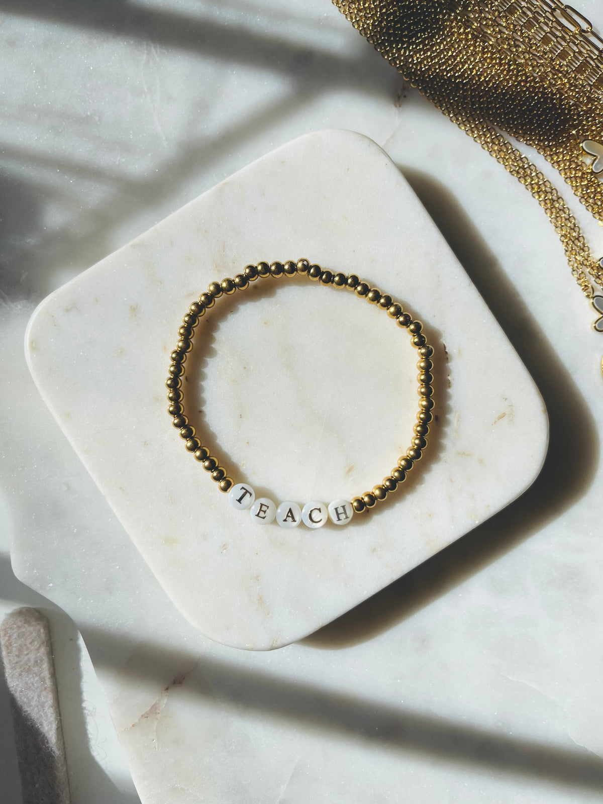 TEACHER Beaded Bracelet