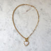 LIVY | Shell Heart Statement Necklace