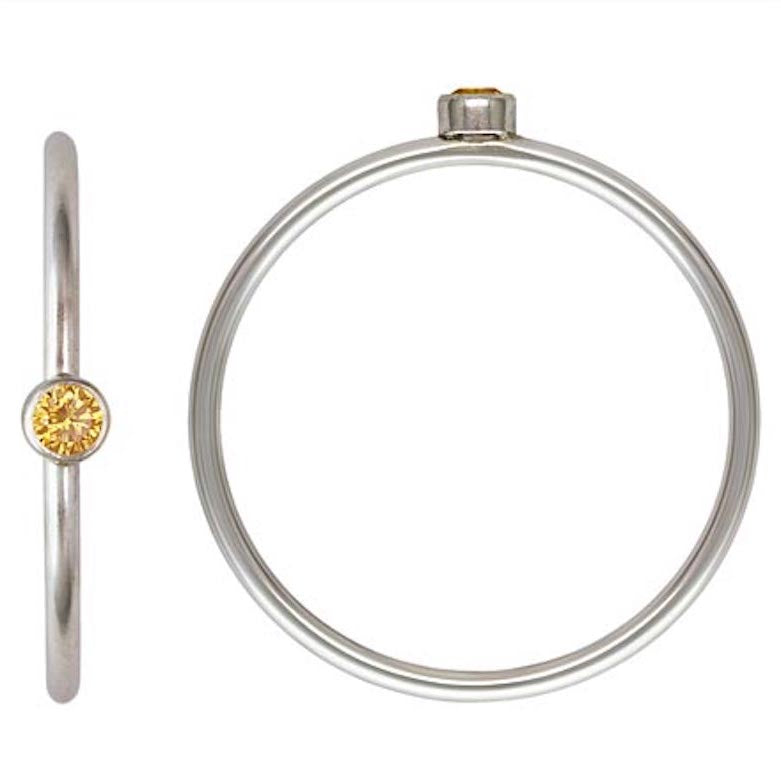 Sterling Silver Birthstone Stacking Rings [PRE ORDER]