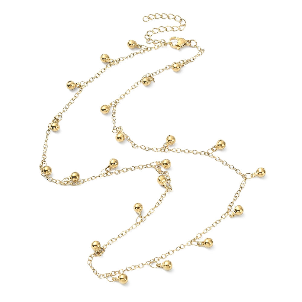 Luna | Golden Drop Charm Necklace