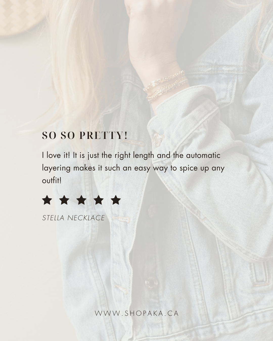 STELLA | Herringbone & Paperclip Chain Necklace