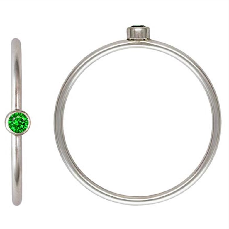 Sterling Silver Birthstone Stacking Rings [PRE ORDER]