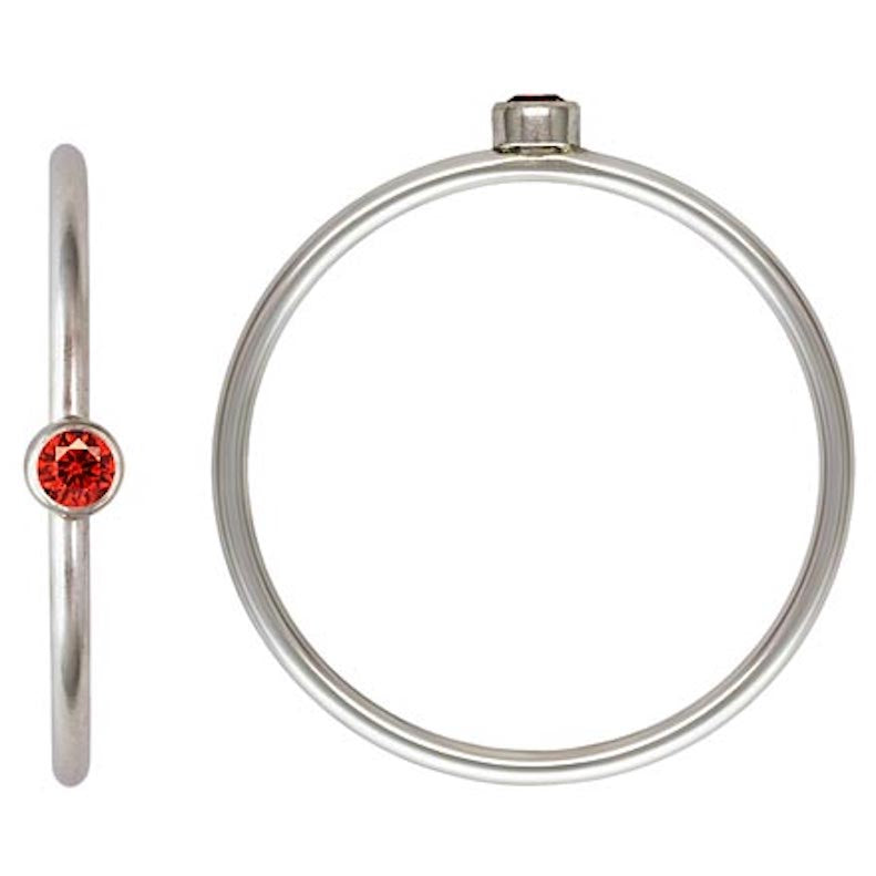 Sterling Silver Birthstone Stacking Rings [PRE ORDER]