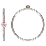 Sterling Silver Birthstone Stacking Rings [PRE ORDER]