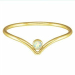 Chevron Stacking Rings [PRE ORDER]