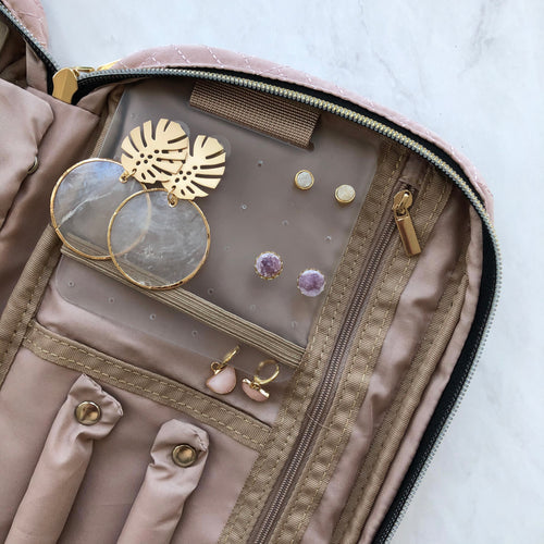 JEWELRY ORGANIZER TRAVEL CASE - Navy