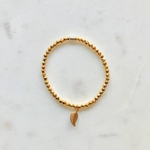 Gold Hematite Mini Bracelet (3mm)