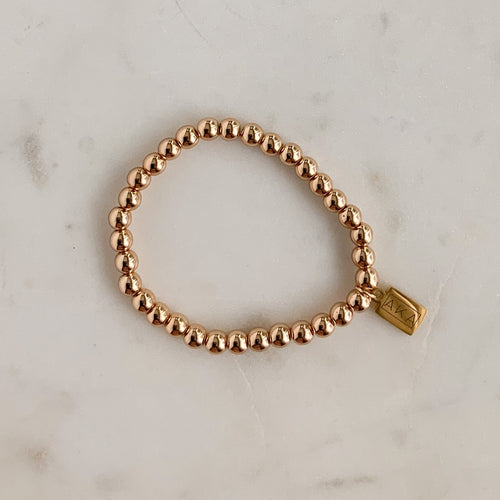 Light Gold Hematite Bracelet (6mm)