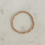 Light Gold Hematite Mini Bracelet (4mm)