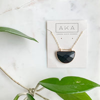 The Arc Necklace - Onyx