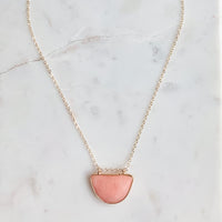 The Arc Necklace - Coral Jade [LAST CHANCE]