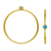 Gold Filled Birthstone Stacking Rings [LAST CHANCE]