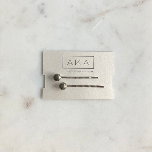 Pyrite Bobby Pins