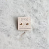 Esme Gold Heart Stud Earrings - Minis