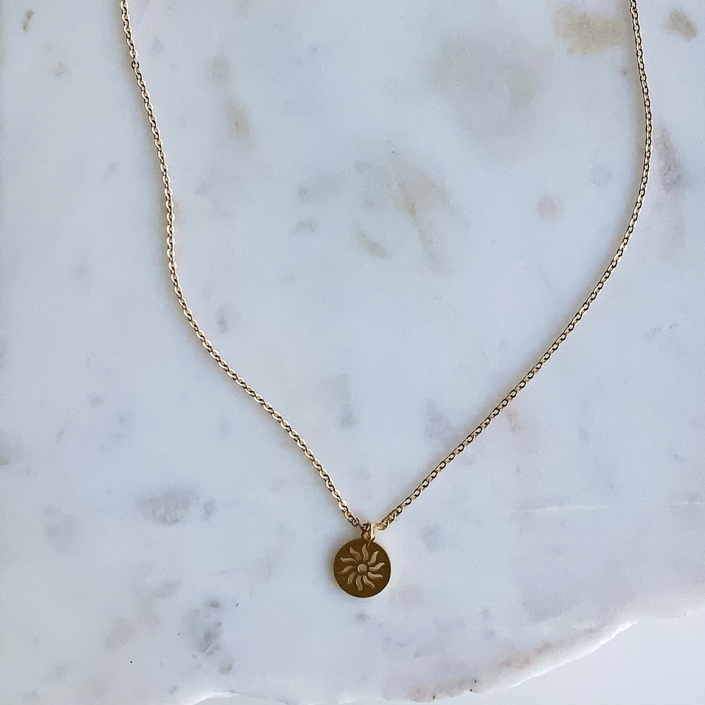 Shine On Sun Necklace