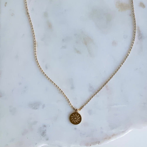 Shine On Sun Necklace