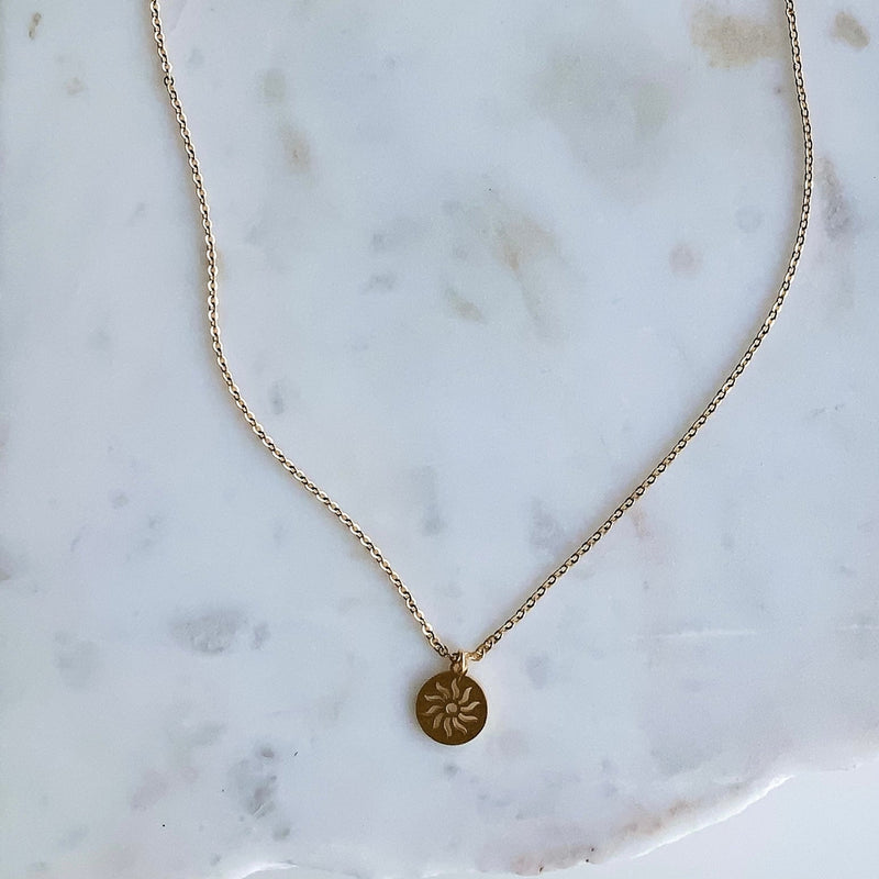 Shine On Sun Necklace