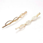 Gold Tri-Hair Pin