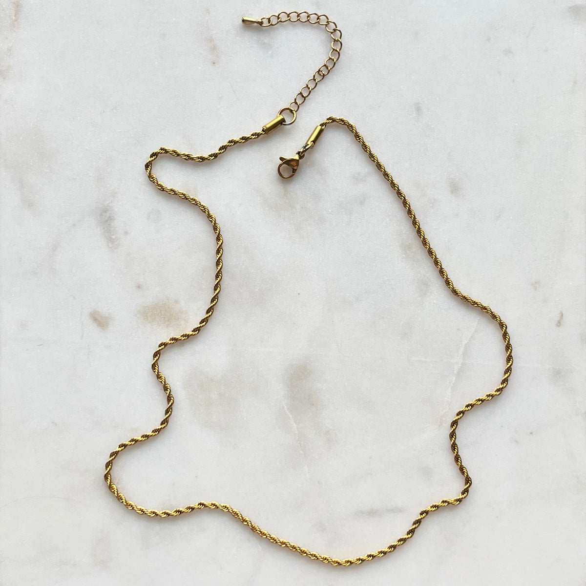 CELINE| 1mm Fine Rope Chain Necklace