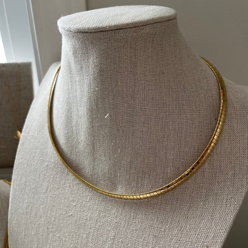 Chunky Herringbone Chain Necklace