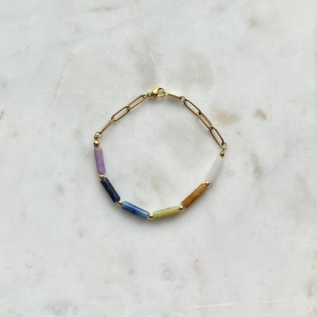 Mixed Gem Bracelet