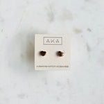 Didi Heart Stud Earrings - ROSE GOLD, GOLD, SILVER